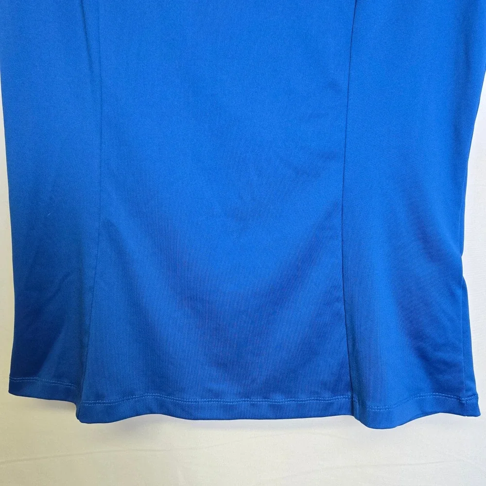 Callaway Colorblock Sleeveless Golf Polo, Opti-Dri, Blue/White, Women's Medium - Picture 3 of 8